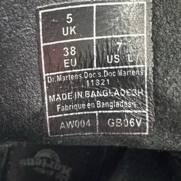 Reworked Decorated Doc Martens Airwalk EU 38 Women’s 7 Combat Boots - Picture 7 of 7